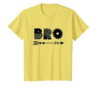 Lil Bro, Little Bro, Best Brother Ever Novelty Graphic Cool Camiseta, Niños, Limón, 12 años