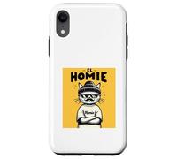 Lil Homie Lindo Gato Cholo Chicano Art West Coast Hip Hop Prem Carcasa para iPhone XR