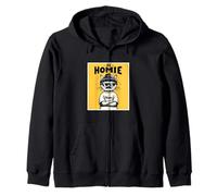 Lil Homie Lindo Gato Cholo Chicano Art West Coast Hip Hop Prem Sudadera con Capucha