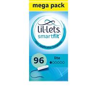 Lil-Lets Tampones sin aplicador Lite X 96 | 6 paquetes de 16 | Flujo de luz