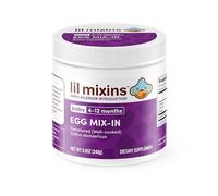 Lil Mixins Introducción a los alérgenos tempranos de mezcla, huevo duro | Etapa bebé 1-3, para edades de 4 a 12 meses, admite una tolerancia saludable | tarro de 8 onzas, suministro de 4 meses