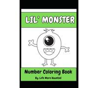 Lil' Monster Numbers Colouring Book