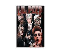 Lil Peep Live Forever- Pósteres impermeables para pared, impresión en casa, a prueba de humedad, fácil de instalar y resistente a la decoloración, estilo sin marco, 20 x 30 cm
