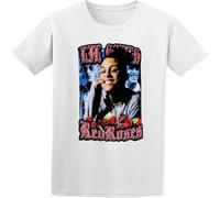 Lil Skies Red Roses Hip Hop Rapper Men Adult Short Sleeve T Shirt White L