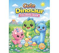Lil Wombat Dino World: Cute Dinosaur Coloring Book for Kids: Kawaii Dino Coloring Pages for Toddlers and Kids Ages 3-8 | Bold and Easy Baby Dinosaur Coloring Book | Fun Gift for Boys and Girls