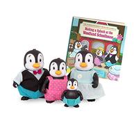 Li'l Woodzeez - Los pingüinos Toddlewaddle - Li'l Woodzeez - Familia de pingüinos Toddlewaddle - Juego de 4 figuras coleccionables de animales - Juguete para niños a partir de 3 años