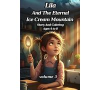 Lila and the Eternal Ice Cream Mountain Story Plus Coloring Book for Children Ages 4 to 8: A new adventure of Lila, after Lila and the Magic Spoon and ... chilling adventure (The Adventures Of Lila)