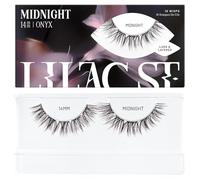 Lilac St - Midnight Dramatic - Racimos de pestañas sintéticas (14 mm) - Oscuro y exuberante - Extensiones de pestañas DIY - Ligeras y realistas - Dura 10 días - Libre de crueldad, veganas, fundadas