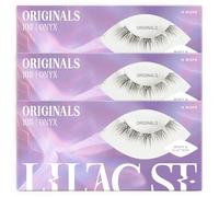 Lilac St - Racimos de pestañas sintéticas naturales originales (10 mm, paquete de 3) - Aspecto natural - Extensiones de pestañas para bricolaje - Ligeras y realistas - Dura 10 días - Libre de crueldad