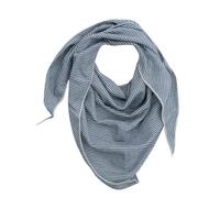 Lilano, Pañuelo triangular para niños/bebé, 70% lana (kbT), 30% seda, 210 g/m², Marino/Naturaleza, 110x50cm