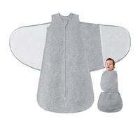 LILBESTIE Saco de Dormir para Bebé 1.0 tog, 3 en 1 Ajustable Swaddle Bebe 0-6 Meses