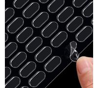 Lilbitty 60 unidades de 3,5 x 1,5 cm nano almohadillas adhesivas de doble cara, puntos adhesivos transparentes para una fuerte adhesión sin residuos