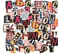 Lilbitty Juego de 52 Pegatinas de Doodle, Pegatinas de Vinilo Impermeables y Resistentes a los Rayos UV, para decoración Personalizada de portátiles, monopatines, Diarios y más