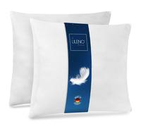 LILENO HOME Juego 2 Almohadas De Plumas Varios Tamaños Blanco Made in Germany