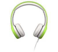 LilGadgets Connect+ Auriculares con Cable y micrófono, límite de Volumen para una Escucha Segura, Diadema Ajustable, Almohadillas Acolchadas para Mayor Comodidad, Escolares para niños, Verde