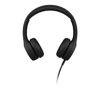 LilGadgets Connect+ con Cable y micrófono, limitación de Volumen una Escucha Segura, Diadema Ajustable, Almohadillas Acolchadas para Mayor Comodidad, con cancelación de Ruido para niños, Color Negro