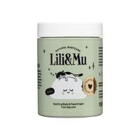 Lili&Mu Crema hidratante facial y corporal, 100 ml, con manteca de karité y extracto de caléndula, para piel sensible y seca del bebé, cosmética natural