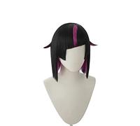 Lilia Vanrouge Cosplay Wig Game Twisted Wonderland Black Pink Heat Resistant Synthetic Hair Lilia Vanrouge Cosplay