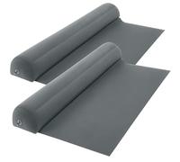 Lilian&Gema Paquete de 2 rieles inflables para cama para niños pequeños, antideslizantes, suaves, flocados, parachoques de cama de viaje para niños, para King, Queen, Twin, matrimonial, cama de tamaño