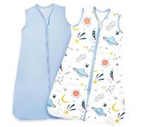 Lilian&Gema Saco de Dormir de Bebé 0.5TOG,Saco de Dormir Unisex de Verano para Bebé,Sin Mangas,Manta de Bebé con Cremallera de Dos Vías.Talla:99 cm,Altura Adecuada del bebé (18-36Meses)