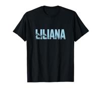 Liliana Sea Waves - Nombre Personalizado Ocean Beach Art Camiseta
