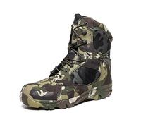 LiliChan Botas Militares de Combate táctico para Hombres con Cremallera (Camuflaje, Numeric_42)
