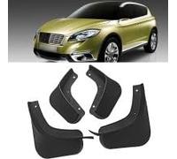 LiLiHeng Aletas para Suzuki SX4 S-Cross 2014-2019, sin Taladro con Kit de tornillería, Protectores Laterales contra Salpicaduras Delanteros y Traseros