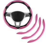 LiLiHeng Volante Coche para Seat MII Electric Ibiza Leon Arona Ateca Tarraco Cubre Antideslizante Transpirable Funda Protectora del de Elegante y Durable,F