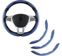 LiLiHeng Volante Coche para Seat MII Electric Ibiza Leon Arona Ateca Tarraco Cubre Antideslizante Transpirable Funda Protectora del de Elegante y Durable,B