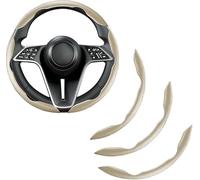 LiLiHeng Volante Coche para Seat MII Electric Ibiza Leon Arona Ateca Tarraco Cubre Antideslizante Transpirable Funda Protectora del de Elegante y Durable,C