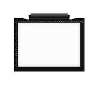 Lilihuimaoyi Tablero de Dibujo Tableta de Escritura Tableta de Dibujo Tableta Electrónica con Luz LED Regulable y Escala Adecuado para Niños Regalos Viajes, Negro