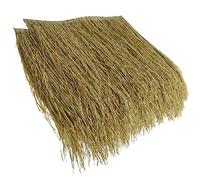 LILIJD Pajita Falsa Decorativa Bar Decoración Artificial Techo De Paja Fusión En Caliente Más Duraderas,Usarse como Gazebo Jardín Sombrilla Tiki Bar Di Paglia(Size:10pcs,Color:Amarillo ignífugo)