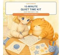 Lilin & Mochi 15-Minute Quiet Time Kit: 40 Calm Coloring, Tracing, Matching, Counting and Puzzle Activities for Kids Ages 5-7