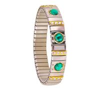 Lilinzhi Adorno elástico de moda, hermoso elástico con diamantes de imitación, adorno para fiestas, reuniones casuales, talla única, como se describe