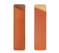 Lilinzhi Estuche de cuero vintage para pluma estilográfica, funda de cuero para pluma estilográfica, estuche de cuero para mujeres y hombres, Brown