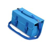 Lilinzhi Estuche para 120 marcadores organizadores multifuncionales con cremallera, bolsa de transporte con diseño de correa para el hombro, azul claro, Gran capacidad