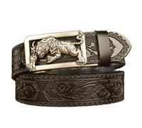 Lilinzhi Hebilla de animal, ropa casual, hebilla de cinturón, animal único, regalo para hombres, cinturón casual para padre, profesor, hombres de negocios, Ll, 130 cm