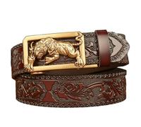 Lilinzhi Hebilla de animal, ropa casual, hebilla de cinturón, animal único, regalo para hombres, cinturón casual para padre, profesor, hombres de negocios, Ii, 120 cm