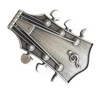 Lilinzhi Hebillas de instrumentos musicales, aleaciones de moda, hebillas de cinturón, guitarristas, accesorio de cinturón para entusiastas de la música aleaciones, Color real, Talla única