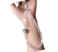 Lilinzhi Llavero con Cuentas Multifuncional Cordón para Teléfono con Colgante Accesorio De Día A Día Correa Segura Soporte De Teléfono