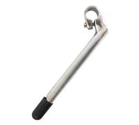 Lilinzhi Mango de manillar de bicicleta de aleación de aluminio con cuello de cisne con tubo de rosca de 22,2 mm, fácil de instalar