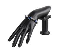 Lilinzhi Maniquí de resina para guantes de mano, anillos, pulsera, reloj, joyería, soporte organizador de almacenamiento, manos de maniquí para práctica de uñas, talla única, como se describe