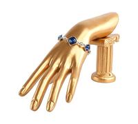 Lilinzhi Maniquí de resina para guantes de mano, anillos, pulsera, reloj, joyería, soporte organizador de almacenamiento, manos de maniquí para práctica de uñas, talla única, como se describe