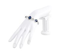 Lilinzhi Maniquí de resina para guantes de mano, anillos, pulsera, reloj, joyería, soporte organizador de almacenamiento, manos de maniquí para práctica de uñas, talla única, como se describe