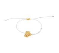 Lilinzhi Pulseras artesanales a juego para parejas, diseño de corazón con nudo y cordón de algodón suave hecho a mano, joyería romántica, regalo romántico, pulseras de cuerda de amor, talla única