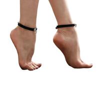 Lilinzhi Tobillera de cuero multifuncional que combina encanto vintage y diseños modernos de correa ajustable, adecuada para cualquier ocasión, cadena de tobillo moderna vintage