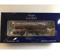 Liliput L235119 Ganado Vagón Con Brakeman's Cabina Dr Epoche III H0 New T48 Post