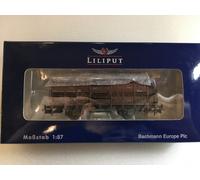 Liliput L235119 Ganado Vagón Con Brakeman's Cabina Dr Epoche III H0 New T48 Post