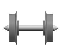 Liliput L949302 H0e NEM 311 - Juego de ruedas (2 unidades)
