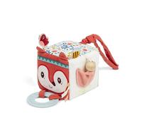 Liliputiens - Cubo de Actividades - Tejido para bebé, estimula Las Habilidades motoras, la Vista y el Tacto con 5 Actividades sensoriales - Juguete de Despertar para niños a Partir de 3 Meses - 83338